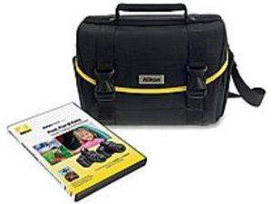 Nikon 09627 Digital SLR Accessory Bag with Nikon School DVD Fast, Fun and Easy III/IV - Black Nikon 09627 Digital SLR Accessory Bag with Nikon School DVD Fast, Fun and Easy III/IV - Black