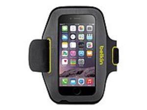Belkin Sport-Fit Carrying Case (Armband) for iPhone 6 - Blacktop, Limelight - Scratch Resistant, Water Resistant - Neoprene, Lycra - Armband Belkin Sport-Fit Carrying Case (Armband) for iPhone 6 - Blacktop, Limelight - Scratch Resistant, Water Resistant - Neoprene, Lycra - Armband