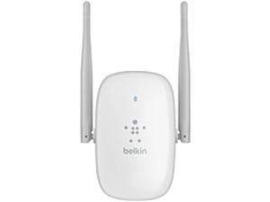 Belkin IEEE 802.11n 600 Mbit/s Wireless Range Extender - ISM Band - UNII Band - 2 x Antenna(s) - 2 x External Antenna(s) - 1 x Network (RJ-45) - Wall Mountable Belkin IEEE 802.11n 600 Mbit/s Wireless Range Extender - ISM Band - UNII Band - 2 x Antenna(s) - 2 x External Antenna(s) - 1 x Network (RJ-45) - Wall Mountable