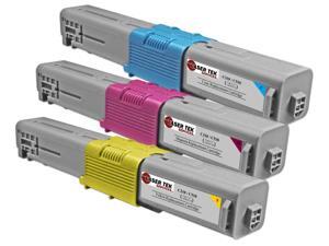 Laser Tek Services® 3 Pack of Oki C310/C510 Standard Yield Replacement Cartridges (1x 44469703, 1x 44469702, 1x 44469701) Laser Tek Services® 3 Pack of Oki C310/C510 Standard Yield Replacement Cartridges (1x 44469703, 1x 44469702, 1x 44469701)