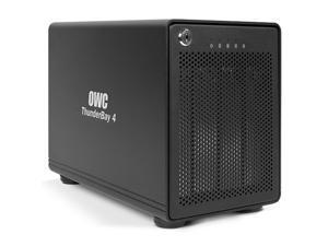 OWC ThunderBay 4 Professional-Grade Enclosure, four-bay drive enclosure with dual Thunderbolt 2 ports, RAID-ready w/cable. Add your own drives! Supports up to 6.0TB Drive per bay. Model OWCTB2IVKIT0GB OWC ThunderBay 4 Professional-Grade Enclosure, four-bay drive enclosure with dual Thunderbolt 2 ports, RAID-ready w/cable. Add your own drives! Supports up to 6.0TB Drive per bay. Model OWCTB2IVKIT0GB