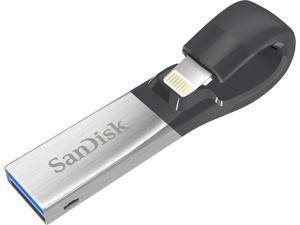 SanDisk 128GB iXpand USB 3.0 Lightning Flash Drive Model SDIX30C-128G-AN6NE SanDisk 128GB iXpand USB 3.0 Lightning Flash Drive Model SDIX30C-128G-AN6NE