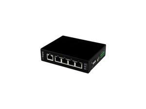STARTECH.COM IES51000 5 Port Unmanaged Industrial Gigabit Ethernet Switch - DIN Rail / Wall-Mountable - 5 Ports - 5 x RJ-45 - 10/100/1000Base-T - Rail-mountable, Wall Mountable STARTECH.COM IES51000 5 Port Unmanaged Industrial Gigabit Ethernet Switch - DIN Rail / Wall-Mountable - 5 Ports - 5 x RJ-45 - 10/100/1000Base-T - Rail-mountable, Wall Mountable