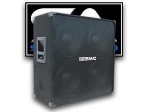 Seismic Audio - 4x12 Guitar Speaker Cabinet - 400 Watts RMS - 8 Ohm Seismic Audio - 4x12 Guitar Speaker Cabinet - 400 Watts RMS - 8 Ohm