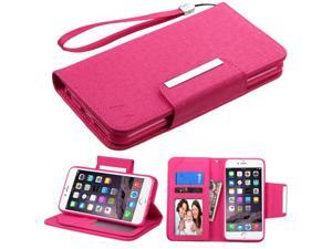 For iPhone 6s/6 Plus Hot Pink D’Lux MyJacket Wallet with Magnetic Closure For iPhone 6s/6 Plus Hot Pink D’Lux MyJacket Wallet with Magnetic Closure