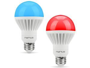 Nyrius Wireless Smart LED Multicolor Light Bulb (2 PACK) for Smartphone, iOS & Android App Controls On/Off, Scheduling Nyrius Wireless Smart LED Multicolor Light Bulb (2 PACK) for Smartphone, iOS & Android App Controls On/Off, Scheduling