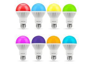 Nyrius Wireless Smart LED Multicolor Light Bulb (8 PACK) for Smartphone, iOS & Android App Controls On/Off, Scheduling Nyrius Wireless Smart LED Multicolor Light Bulb (8 PACK) for Smartphone, iOS & Android App Controls On/Off, Scheduling