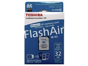 Toshiba FlashAir III 32GB W-03 Wireless LAN WIFI SD 32G SDHC Class 10 Flash Memory C10 Card Retail with OEM Multifunction Memory Card Protective Case Toshiba FlashAir III 32GB W-03 Wireless LAN WIFI SD 32G SDHC Class 10 Flash Memory C10 Card Retail with OEM Multifunction Memory Card Protective Case