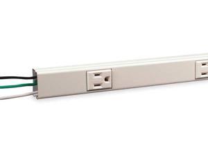 WIREMOLD V20GB306 3' Pre-Wired Multi-Outlet Strip, 6 Outlet, Steel, Ivory WIREMOLD V20GB306 3' Pre-Wired Multi-Outlet Strip, 6 Outlet, Steel, Ivory