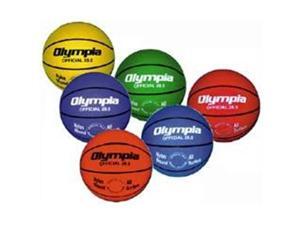 Olympia Sports BA687P Set of 6 Colored Basketballs - Official Size Olympia Sports BA687P Set of 6 Colored Basketballs - Official Size