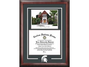 Campus Images Michigan State University Alumni Chapel Spirit Graduate Frame With Campus Image Campus Images Michigan State University Alumni Chapel Spirit Graduate Frame With Campus Image