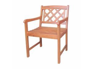 Intenational Concepts C-53917 X-back chair, Oiled Intenational Concepts C-53917 X-back chair, Oiled
