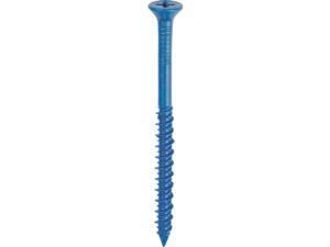 Concrete Screw, 3/16" x 1-1/4", Steel, Climaseal, 75Pk Tapcon Masonry Screws Concrete Screw, 3/16" x 1-1/4", Steel, Climaseal, 75Pk Tapcon Masonry Screws