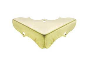 4Pk Decorative Corner, 1-1/4" L 7/16" H, Bright Brass STANLEY HARDWARE 803710 4Pk Decorative Corner, 1-1/4" L 7/16" H, Bright Brass STANLEY HARDWARE 803710