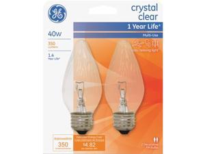 2PK 40W CLEAR FLAME BULB 75341 2PK 40W CLEAR FLAME BULB 75341