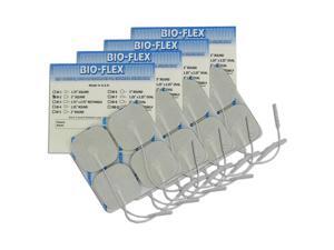 Bio-Flex Premium TENS Silver Electrodes 2x2 in Square, White Mesh Backed 16 ea Bio-Flex Premium TENS Silver Electrodes 2x2 in Square, White Mesh Backed 16 ea