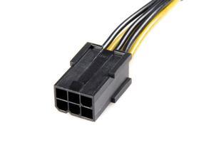 StarTech PCI Express 6 pin to 8 pin Power Adapter Cable StarTech PCI Express 6 pin to 8 pin Power Adapter Cable