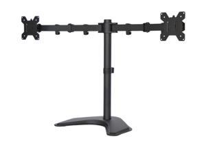 Dual LCD Monitor Free Standing Desk Mount/ Stand Heavy Duty Fully Adjustable fits 2/two Screens up to 27" ~STAND-V002F Dual LCD Monitor Free Standing Desk Mount/ Stand Heavy Duty Fully Adjustable fits 2/two Screens up to 27" ~STAND-V002F