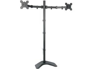 Dual Monitor Free-Standing Mount Extra Tall Adjustable Stand / up to 27" Screens Dual Monitor Free-Standing Mount Extra Tall Adjustable Stand / up to 27" Screens