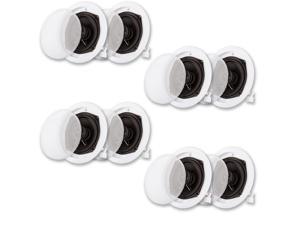 Acoustic Audio R191 In Ceiling / In Wall Speaker 4 Pair Pack 2 Way Home Theater 1600 Watt R191-4PR Acoustic Audio R191 In Ceiling / In Wall Speaker 4 Pair Pack 2 Way Home Theater 1600 Watt R191-4PR