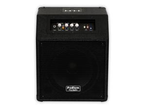 Podium Pro HA10 Powered 10" Guitar Amplifier Speaker with MP3 Player Active Podium Pro HA10 Powered 10" Guitar Amplifier Speaker with MP3 Player Active