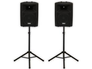 Podium Pro PP1007A Bluetooth 10" Active Speakers and Stands MP3 1000W PP1007ASET1 Podium Pro PP1007A Bluetooth 10" Active Speakers and Stands MP3 1000W PP1007ASET1