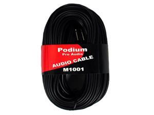 Podium Pro M1001 Pro Audio 100 Foot Speaker Cable Two 1/4" Jacks to Two RCA Jacks Podium Pro M1001 Pro Audio 100 Foot Speaker Cable Two 1/4" Jacks to Two RCA Jacks