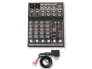 Podium Pro MX602 Mixer with Bluetooth 6 Channel Mic / Line Stereo Mixing Console MX602B Podium Pro MX602 Mixer with Bluetooth 6 Channel Mic / Line Stereo Mixing Console MX602B
