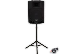 Podium Pro Audio PP1506A Battery Powered 15" Active MP3 Speaker Bluetooth and Stand 900 Watt PP1506A1SET1B Podium Pro Audio PP1506A Battery Powered 15" Active MP3 Speaker Bluetooth and Stand 900 Watt PP1506A1SET1B