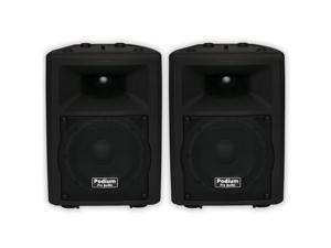 Podium Pro PP807A Bluetooth 8" Active Speaker Pair MP3 800W PA DJ Karaoke PP807A-PR Podium Pro PP807A Bluetooth 8" Active Speaker Pair MP3 800W PA DJ Karaoke PP807A-PR