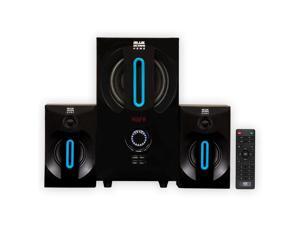 Blue Octave B22 Home 2.1 Powered Speaker System with FM Tuner and USB/SD Inputs for PC TV Gaming Blue Octave B22 Home 2.1 Powered Speaker System with FM Tuner and USB/SD Inputs for PC TV Gaming
