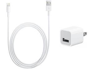 Apple iPhone 5, iPhone 5S, iPhone 5C Bundle - USB Power Adapter MD810LL + Lightening Cable MD818 Apple iPhone 5, iPhone 5S, iPhone 5C Bundle - USB Power Adapter MD810LL + Lightening Cable MD818
