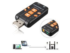 USB External 3D Multi-channel Virtual Audio Sound Card Adapter For PC Computer USB External 3D Multi-channel Virtual Audio Sound Card Adapter For PC Computer