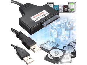 Dual USB 2.0 to Slimline SATA 7+6 13pin CD DVD Rom Drive Adapter Converter Cable Dual USB 2.0 to Slimline SATA 7+6 13pin CD DVD Rom Drive Adapter Converter Cable