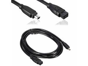 1.8M High Speed Firewire 800 IEEE1394 B 9Pin 4 Pin DV Cable For Mac PC Laptop 1.8M High Speed Firewire 800 IEEE1394 B 9Pin 4 Pin DV Cable For Mac PC Laptop