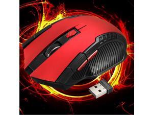 2.4GHz 6D 3000DPI USB Wireless Optical Gaming Mouse Mice For Laptop Desktop PC-Red 2.4GHz 6D 3000DPI USB Wireless Optical Gaming Mouse Mice For Laptop Desktop PC-Red