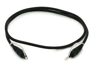 Monoprice S/PDIF Digital Optical Audio Cable, Toslink to Mini Toslink, 3ft Monoprice S/PDIF Digital Optical Audio Cable, Toslink to Mini Toslink, 3ft