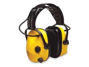 HOWARD LEIGHT BY HONEYWELL 1010376 Electronic Ear Muff, 23dB, Over-the-H, Yel HOWARD LEIGHT BY HONEYWELL 1010376 Electronic Ear Muff, 23dB, Over-the-H, Yel