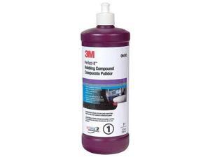 3M 06085 Rubbing Compound, 1 Qt., Bottle, White 3M 06085 Rubbing Compound, 1 Qt., Bottle, White