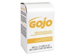GOJO 9102-12-B5P00 Lotion Soap,800mL,Natural Lotion,PK12 GOJO 9102-12-B5P00 Lotion Soap,800mL,Natural Lotion,PK12