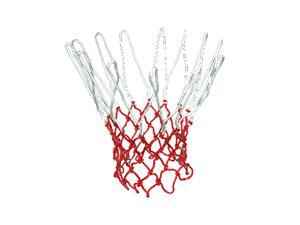 Durable Extra Long Nylon Basketball Net White Red Durable Extra Long Nylon Basketball Net White Red