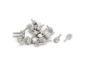 Computer PC Case Metal Knurled Head Phillips Thumb Screws M3x12mm 20pcs Computer PC Case Metal Knurled Head Phillips Thumb Screws M3x12mm 20pcs