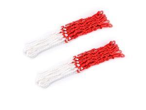 Stadium Nylon 12 Loops Braided String Knotted Basketball Training Net 2pcs Stadium Nylon 12 Loops Braided String Knotted Basketball Training Net 2pcs