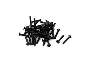 M3x20mm 10.9 Carbon Steel Countersunk Head Hex Socket Screw Black 50pcs M3x20mm 10.9 Carbon Steel Countersunk Head Hex Socket Screw Black 50pcs