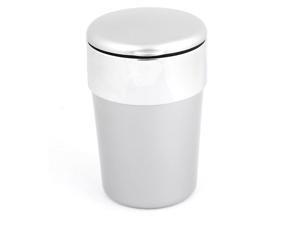 Automatic Flap Lid Gray Plastic Cigarette Smokeless Ashtray Container Automatic Flap Lid Gray Plastic Cigarette Smokeless Ashtray Container