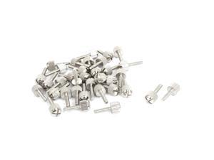 Computer PC Case Metal Knurled Head Phillips Thumb Screws M3x12mm 35pcs Computer PC Case Metal Knurled Head Phillips Thumb Screws M3x12mm 35pcs