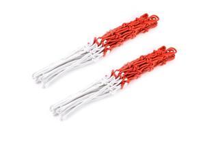 Indoor Nylon 13 Loops Braided String Knotted Basketball Training Net 2pcs Indoor Nylon 13 Loops Braided String Knotted Basketball Training Net 2pcs
