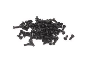 M2.5x7mm Thread 10.9 Alloy Steel Button Head Hex Socket Cap Screw Bolt 100pcs M2.5x7mm Thread 10.9 Alloy Steel Button Head Hex Socket Cap Screw Bolt 100pcs