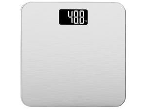Smart Weigh Sleek Digital Bathroom Body Weight Scale Tempered Glass 400lb Silver Smart Weigh Sleek Digital Bathroom Body Weight Scale Tempered Glass 400lb Silver