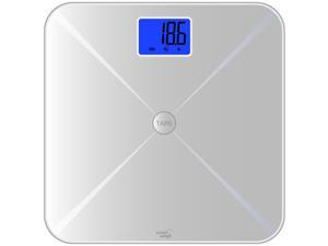 Smart Weigh Smart Tare Digital Body Weight Bathroom Scale w Large LCD - Silver Smart Weigh Smart Tare Digital Body Weight Bathroom Scale w Large LCD - Silver